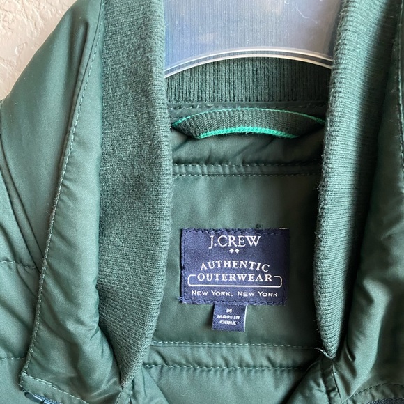 J. Crew Green Quilted Vest Women’s or Men’s - Picture 5 of 9